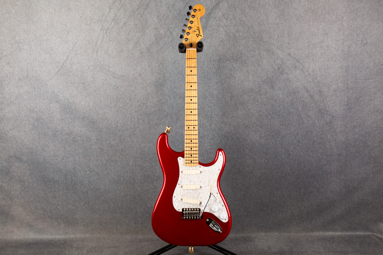 Fender Mexican Standard Stratocaster EMG Pickups Candy Apple Red