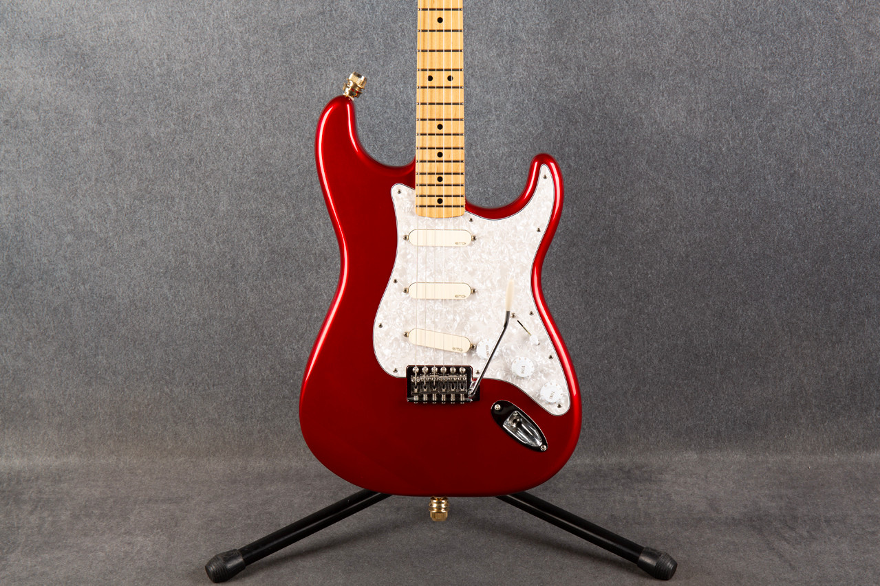 Fender Mexican Standard Stratocaster EMG Pickups Candy Apple Red