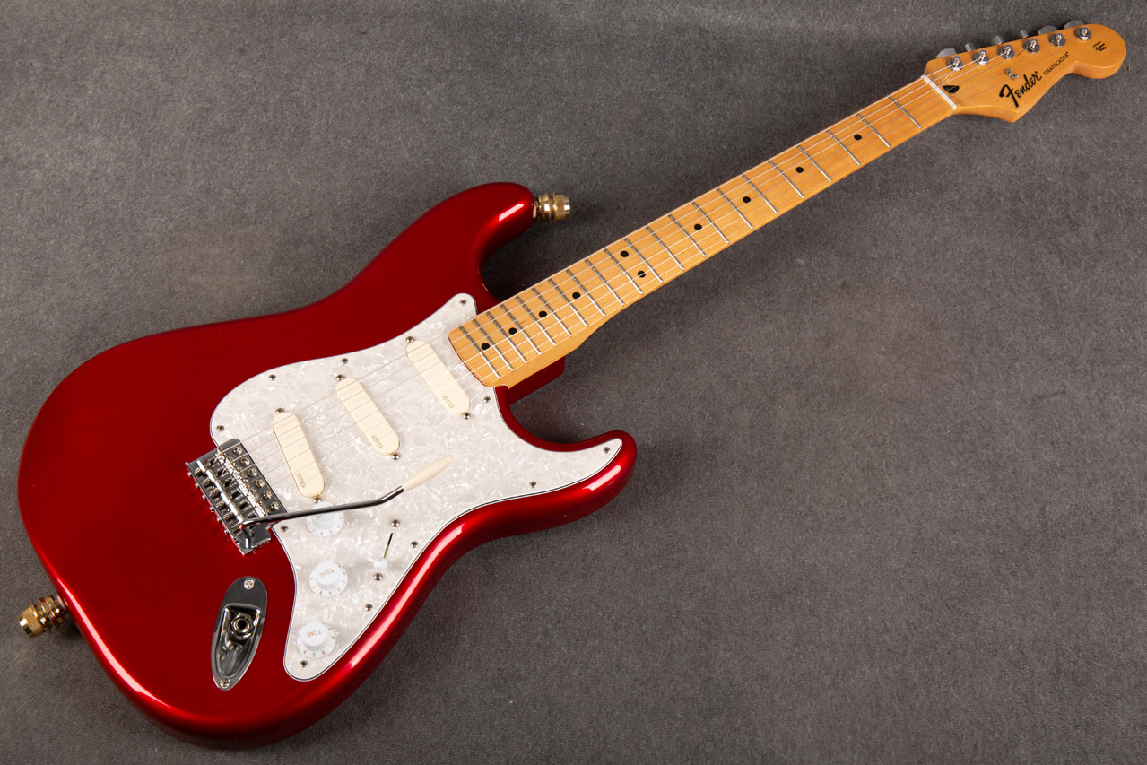 Fender Mexican Standard Stratocaster EMG Pickups Candy Apple Red