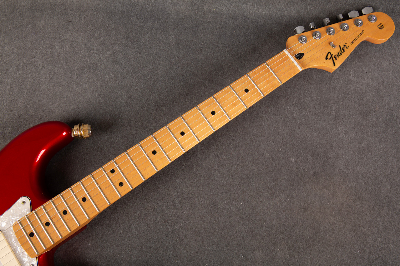 Fender Mexican Standard Stratocaster EMG Pickups Candy Apple Red