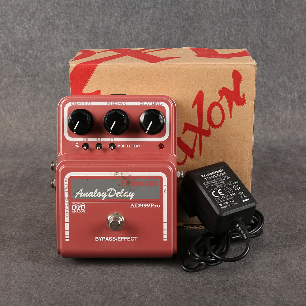 Maxon AD999 Pro Analog Delay Pedal 2nd Hand | Rich Tone Music