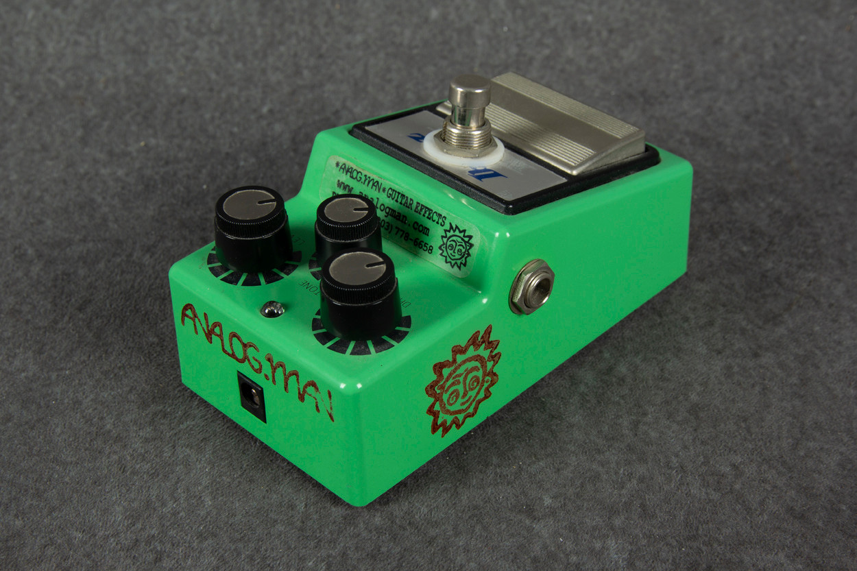 Ibanez TS9 Tube Screamer Overdrive with Analogman Silver Mod 2nd