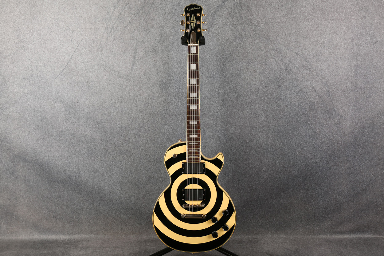 Epiphone Zakk Wylde Les Paul Custom Antique Ivory with Bullseye