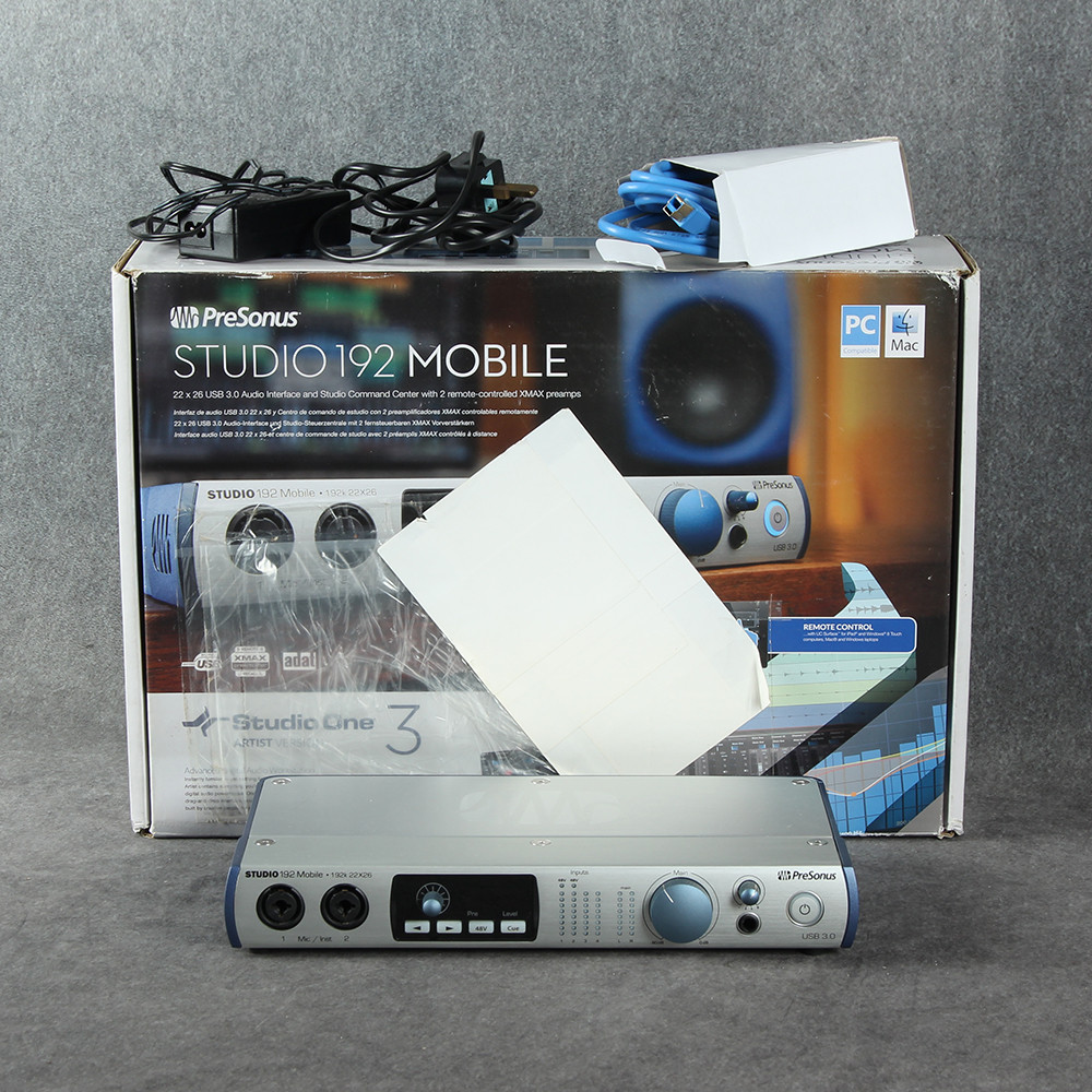 PreSonus Studio 192 Mobile Audio Interface 2nd Hand | Rich Tone Music