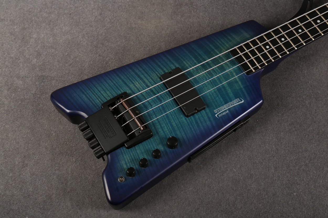 Steinberger Synapse XS-1FPA Custom Bass Trans Blue 2nd Hand | Rich