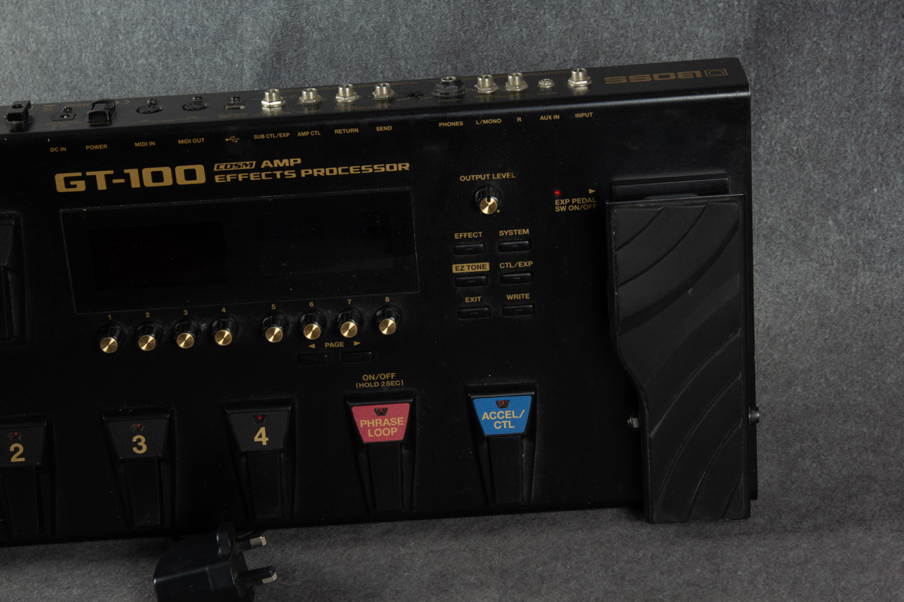 Boss GT-100 COSM Amp Effects Processor PSU 2nd Hand | Rich Tone Music