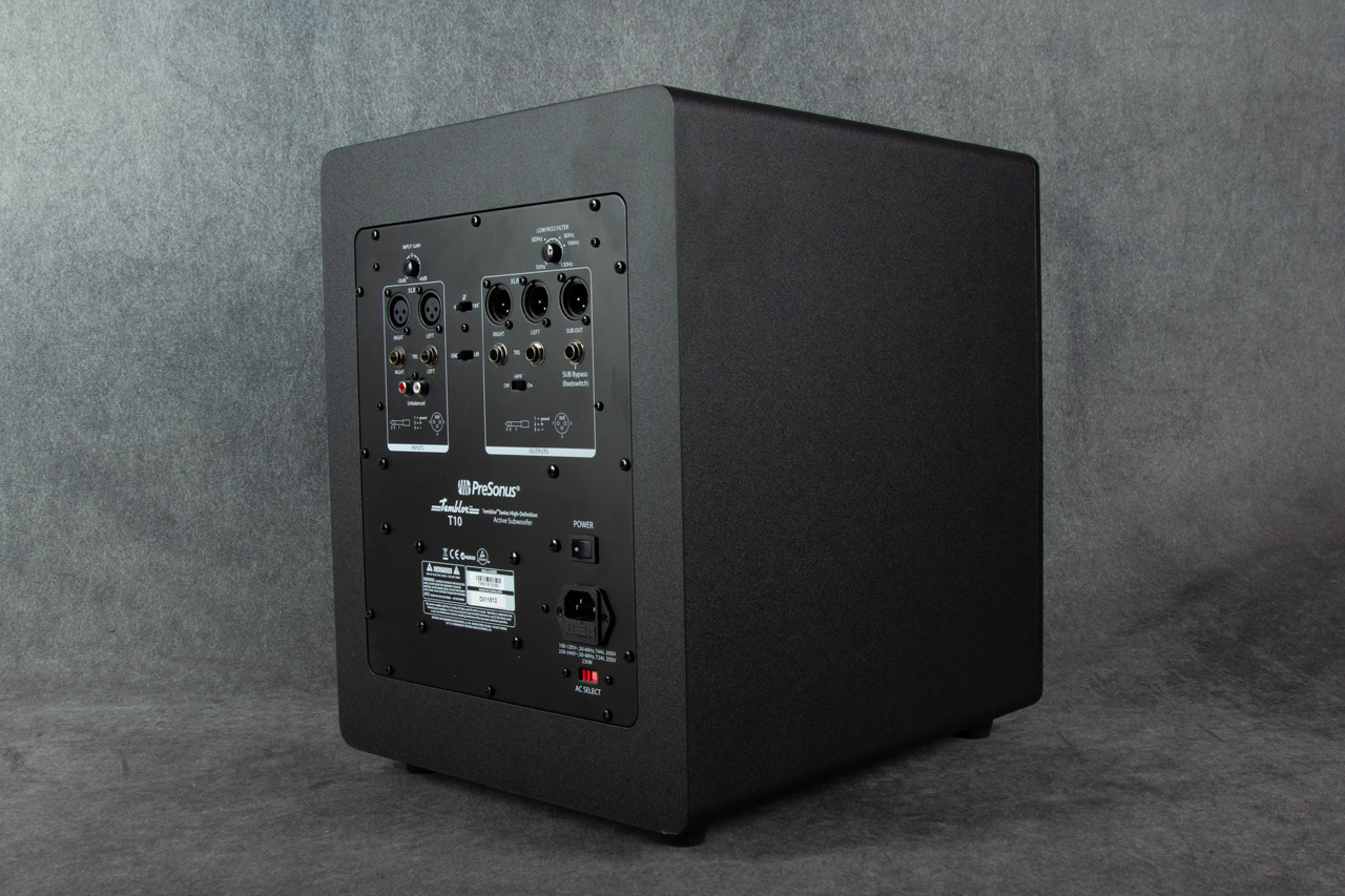 Temblor T10 Subwoofer PreSonus Temblor T10 Active Studio