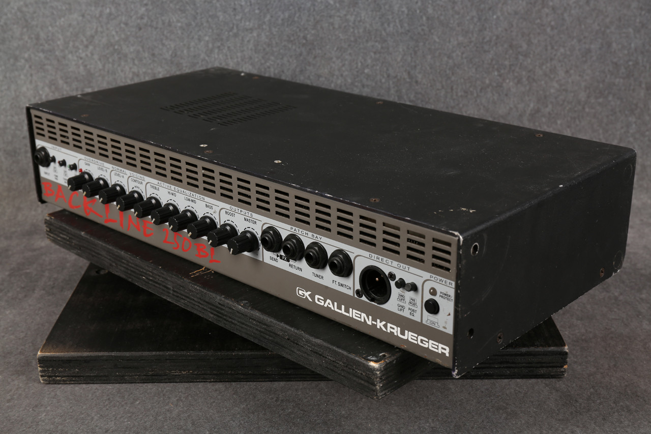 Gallien Krueger Backline 250BL Solid State Bass Amp Head 2nd Hand