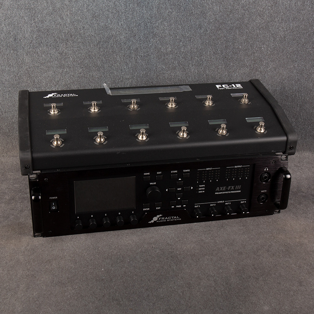 Fractal Audio Axe-FX III mk1 FX Processor FC-12 Foot Controller