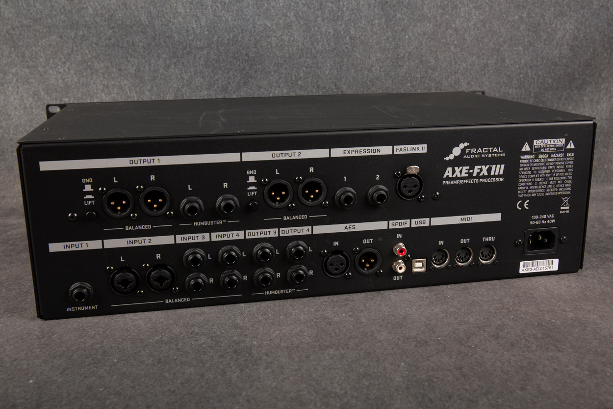 Fractal Audio Axe-FX III mk1 FX Processor FC-12 Foot Controller
