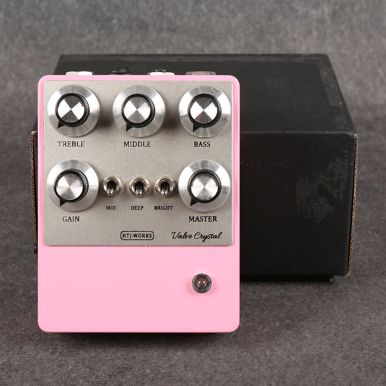 ギター HTJ-WORKS Valve Crystal HTJ-WORKS / Valve Crystal Silver Top 12AX7 Tube Preamp Dark Blue