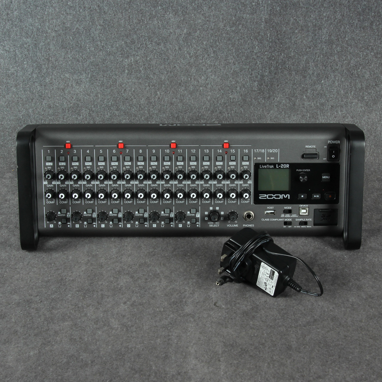 Zoom LiveTrak L-20R Rackmount Digital Mixer PSU 2nd Hand Rich