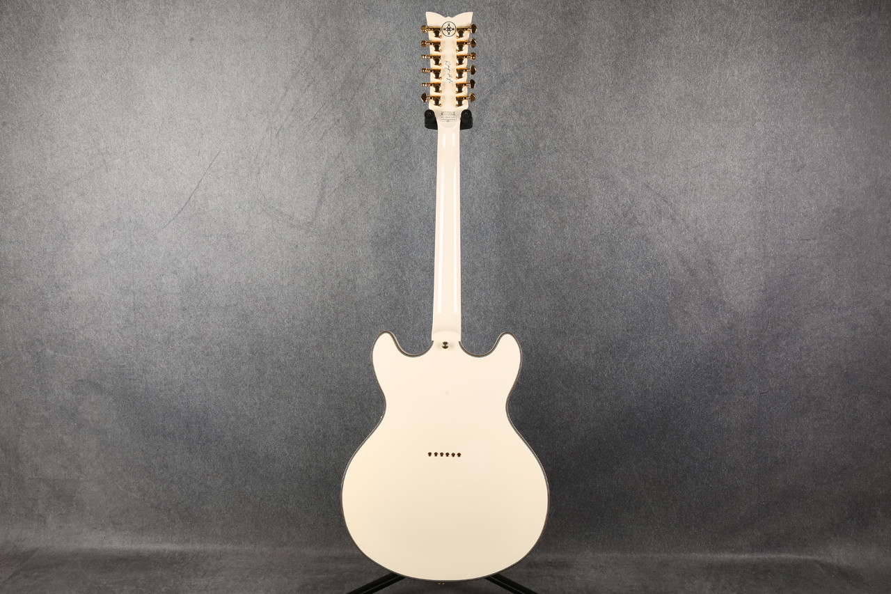Schecter Wayne Hussey Corsair-12 Ivory Ex Demo | Rich Tone Music