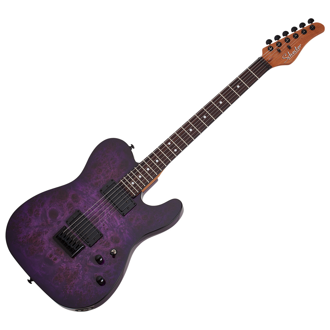 Schecter PT Standard - Purple Burst Burl | Rich Tone Music