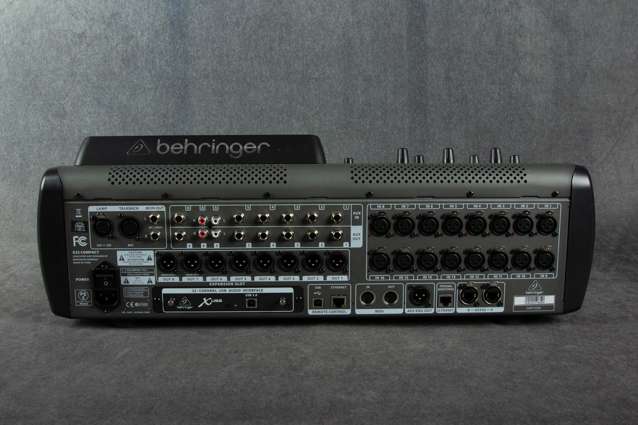 Behringer X32 Mixer Cover 2nd Hand | Rich Tone Music