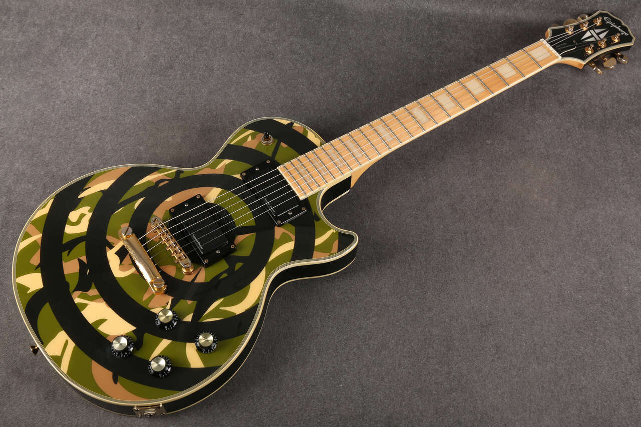 Epiphone Zakk Wylde Les Paul Custom Camo Bullseye 2nd Hand | Rich