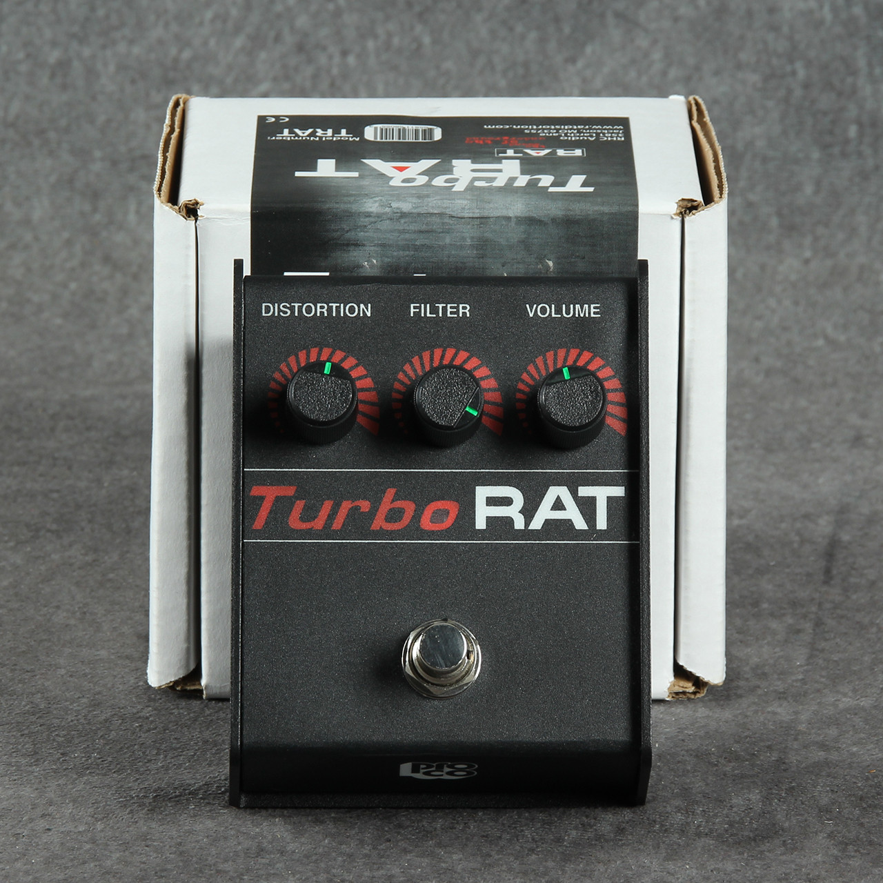 ギター Proco - Turbo RAT 本体のみ 変換ケーブル付き 92年製？