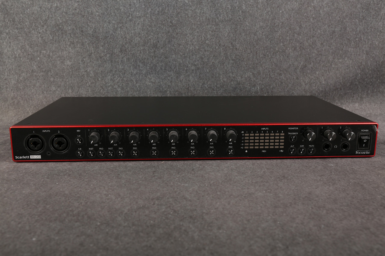 Focusrite Scarlett 18i20 3rd Gen USB Audio Interface 2nd Hand