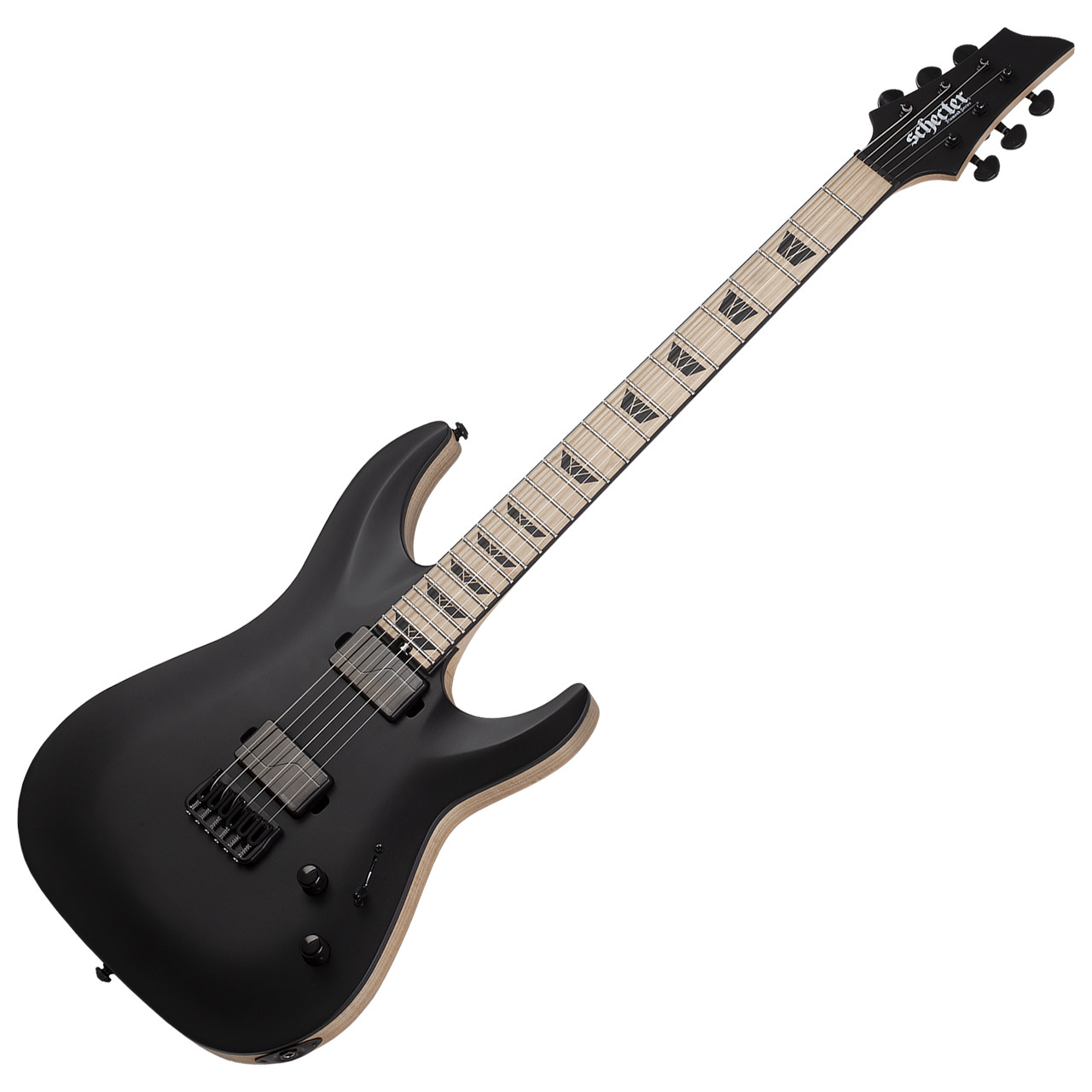 Schecter C-1 SLS Custom - Satin Black | Rich Tone Music