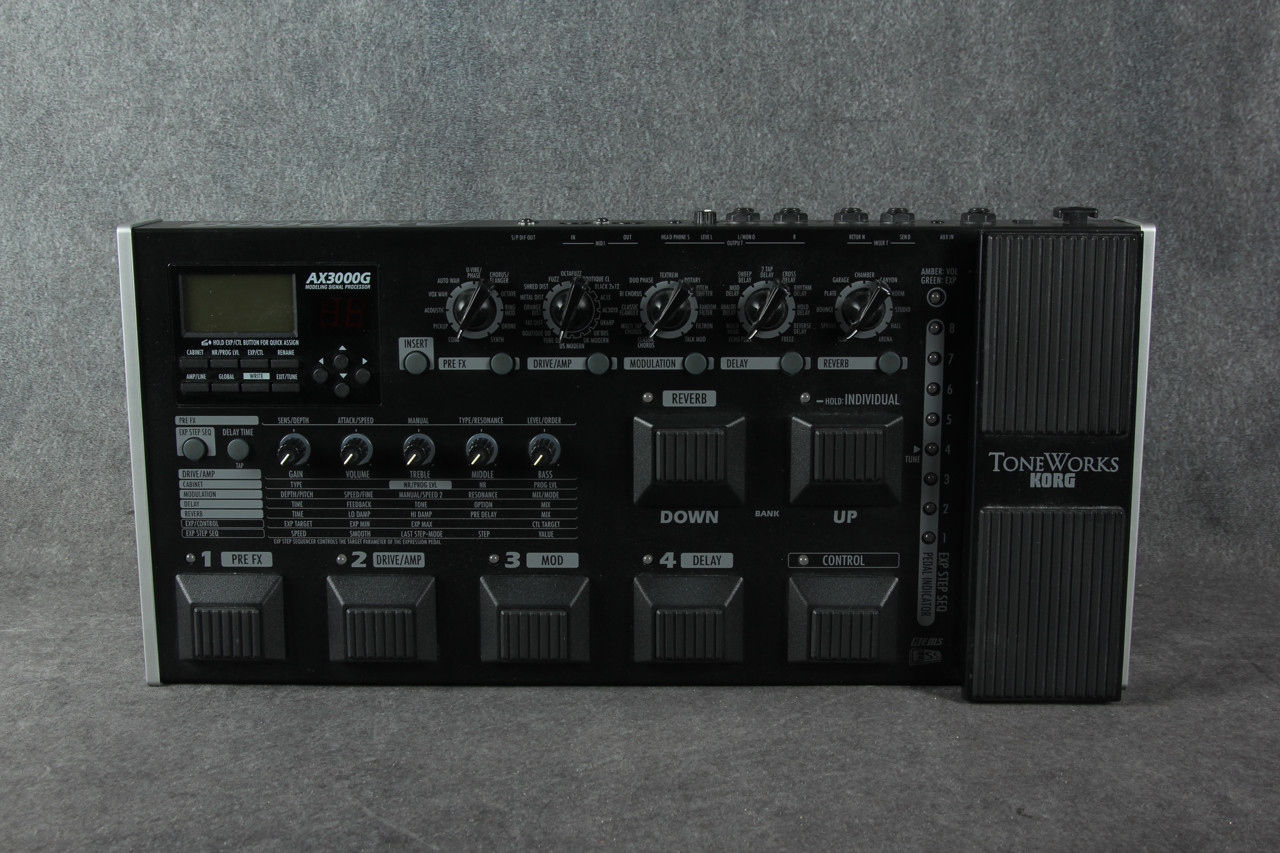 AX3000G KORG モデリングシグナルプロセッサー Korg ToneWorks AX3000G Modeling Signal Processor – Southside