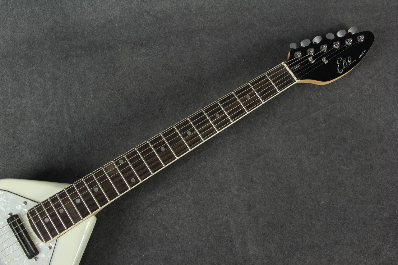 EKO GHOST Ⅵ ゴースト ファントム ギター Eko Ghost VI White 2nd Hand | Rich Tone Music