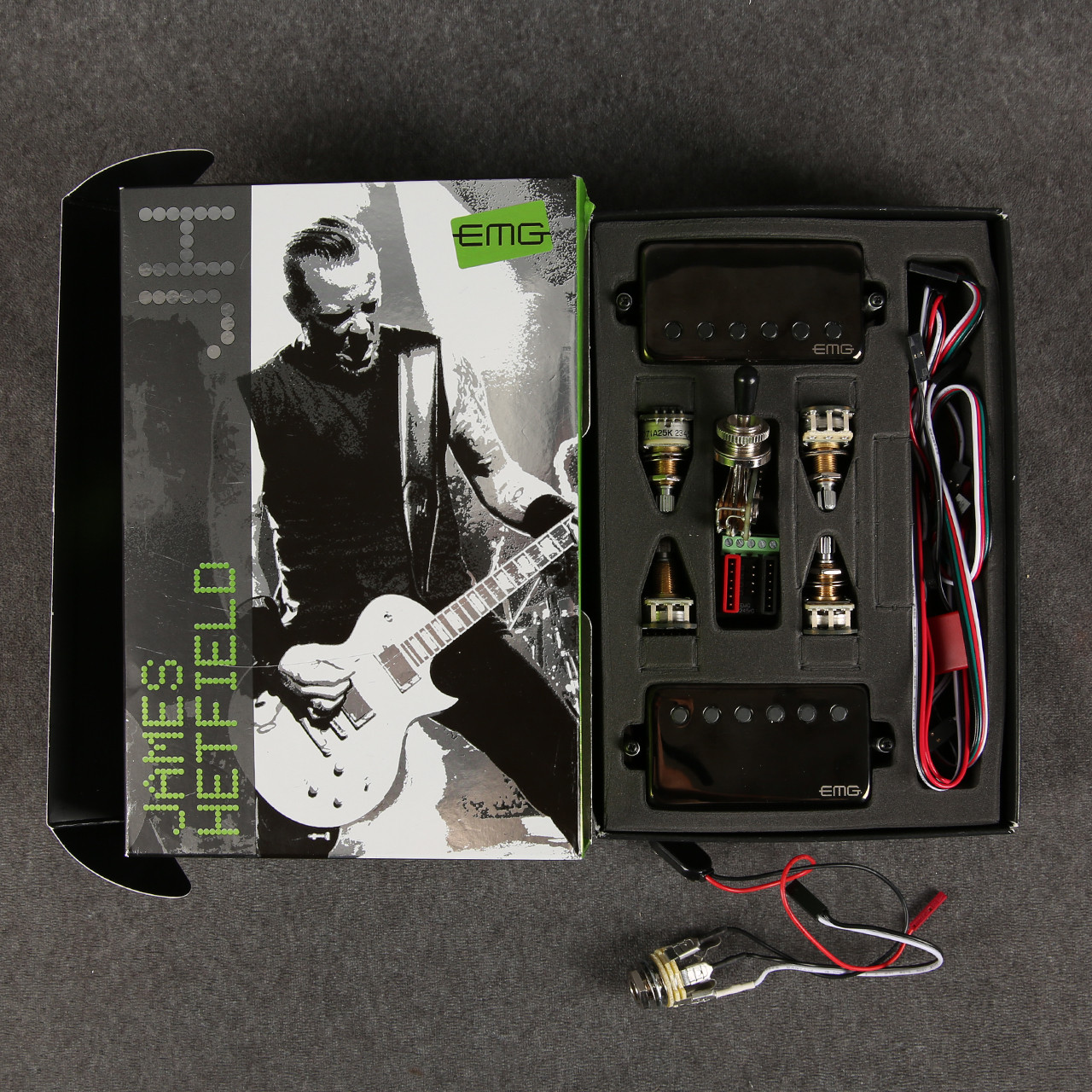 ギター EMG JH James Hetfield Set Black Chrome EMG JH 