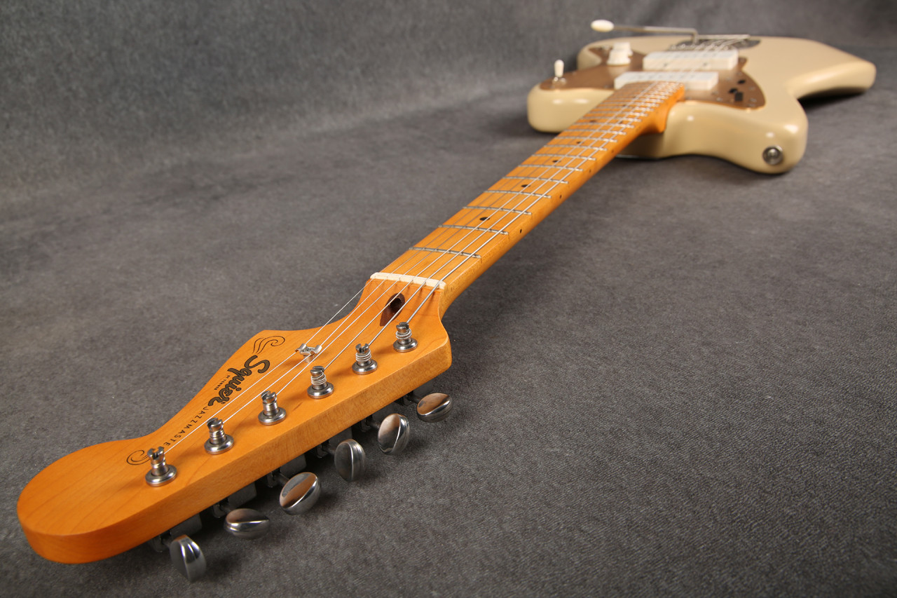 美品squier fender 40th jazzmaster デザートサンド Squier 40th Anniversary Vintage Edition Jazzmaster Satin Desert