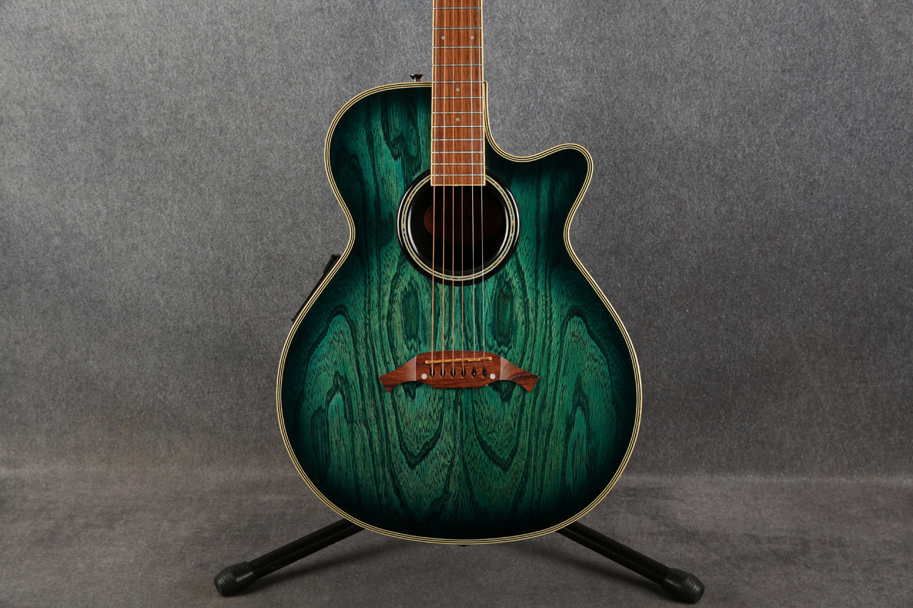 Crafter FX-550EQ Electro Acoustic Green Burst 2nd Hand