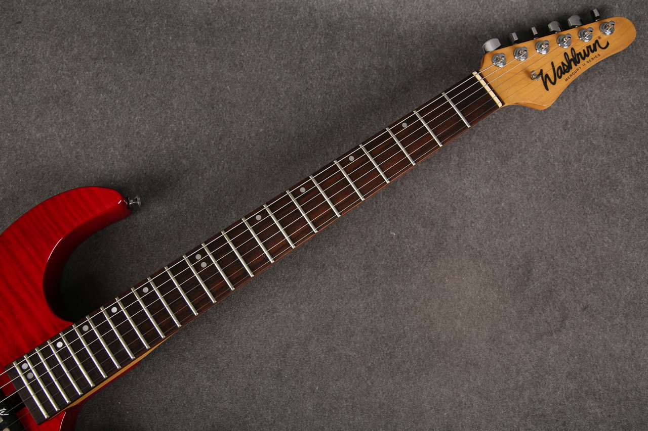Washburn Mercury II Series MG701-FTR Trans Red 2nd Hand | Rich