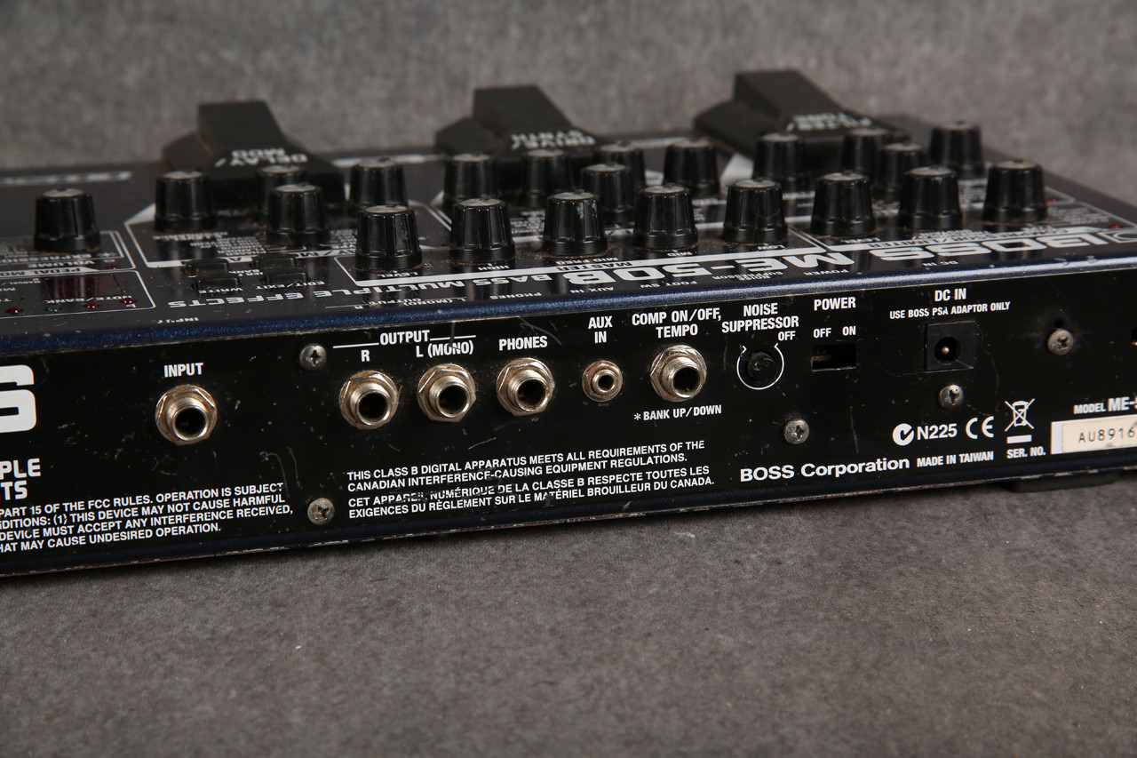 Boss ME-50B Bass Guitar Multi Effects Processor PSU 2nd Hand