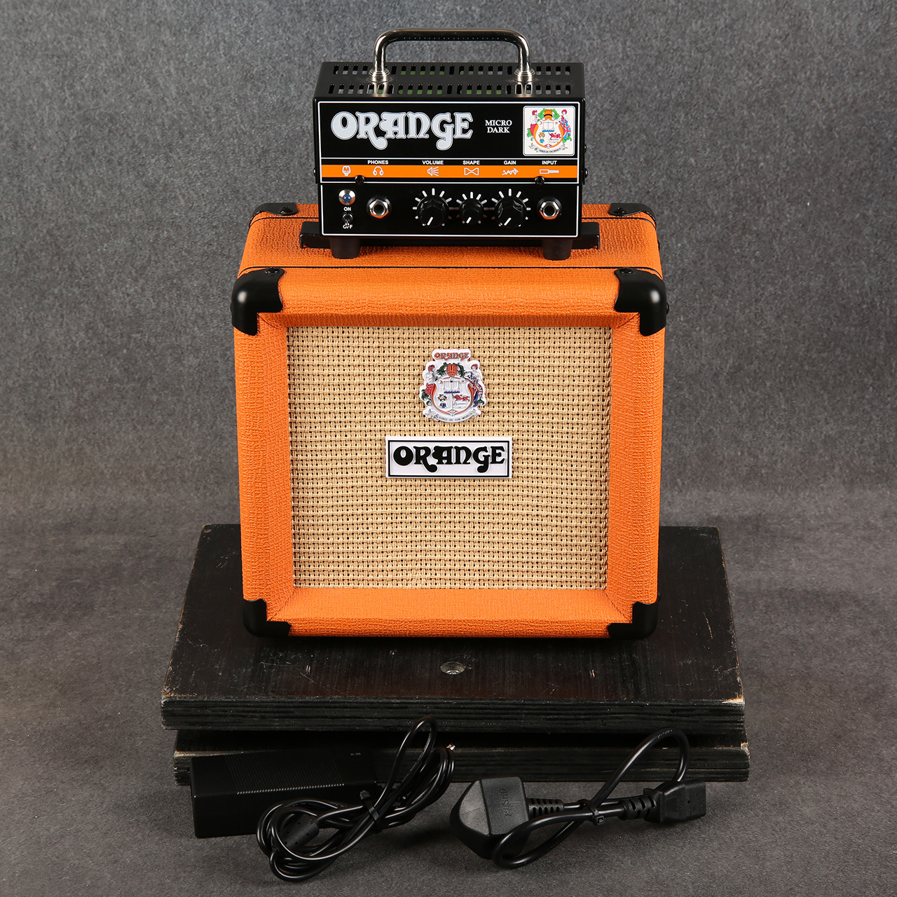 Orange Micro Dark Amp Head Orange PPC108 Cabinet PSU 2nd Hand 