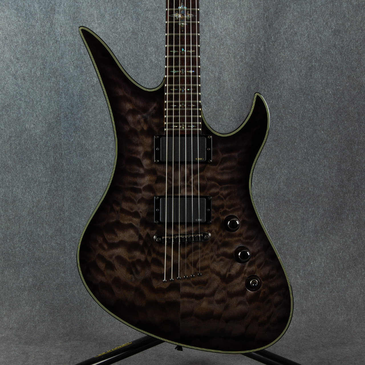 Schecter Damien Elite Avenger See Thru Black 2nd Hand | Rich Tone