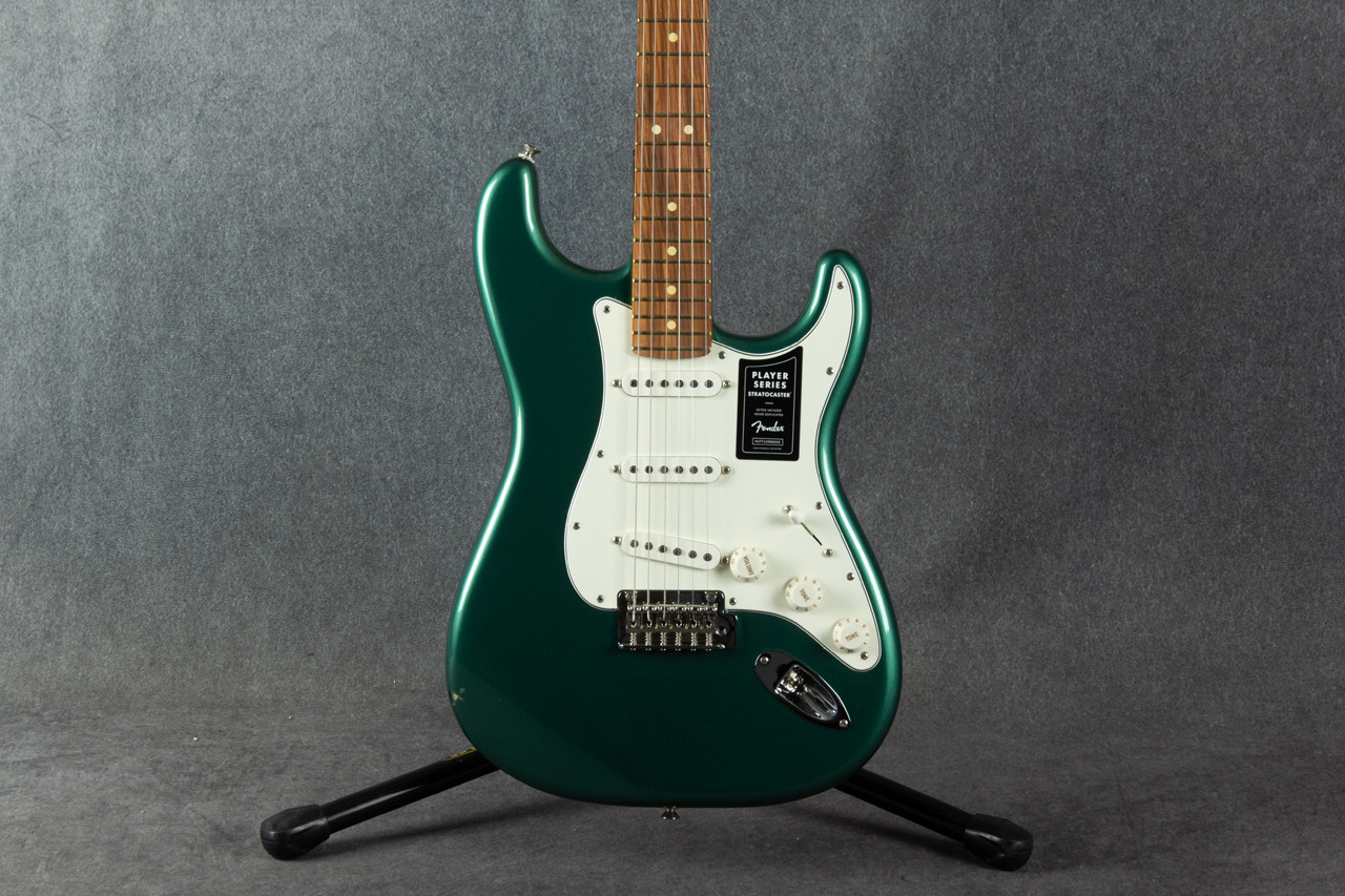 Fender Ltd Ed Player Stratocaster Sherwood Green Metallic Ex Demo