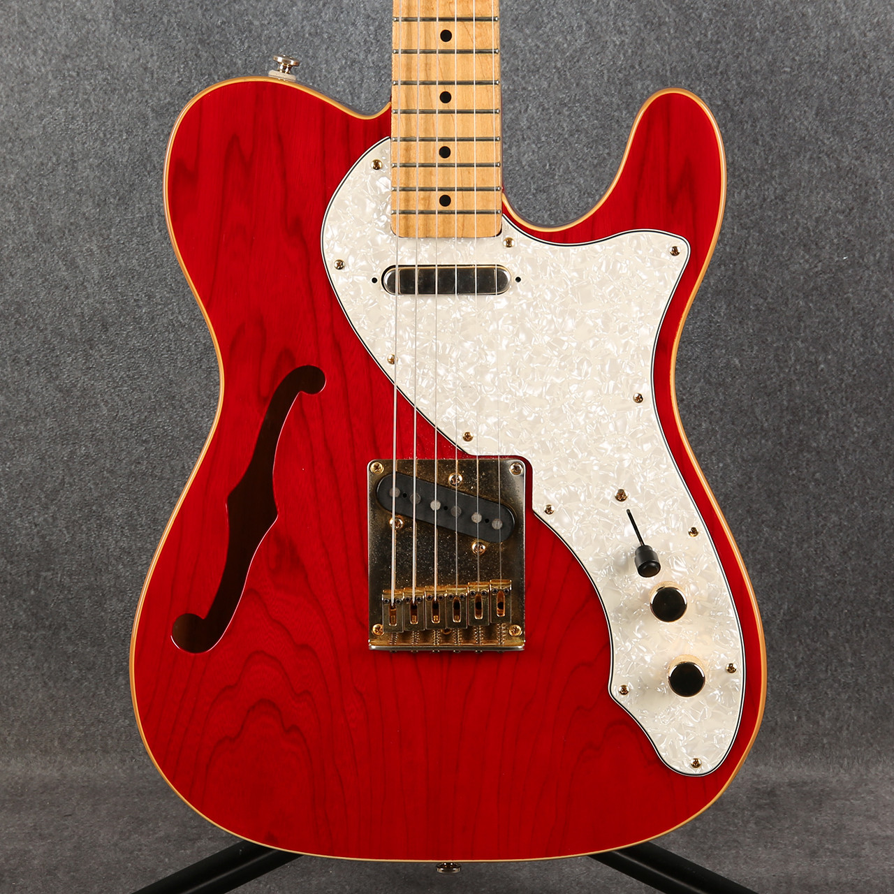Squier Pro Tone Telecaster Thinline Made in Korean- Crimson Red