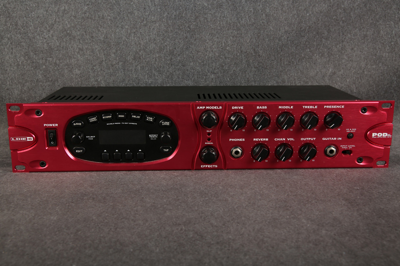 Line 6 Rackmount Modulation Line 6 Pod XT Pro Rackmount Multi-FX & Amp Modeler 2nd Hand | Rich Tone ...