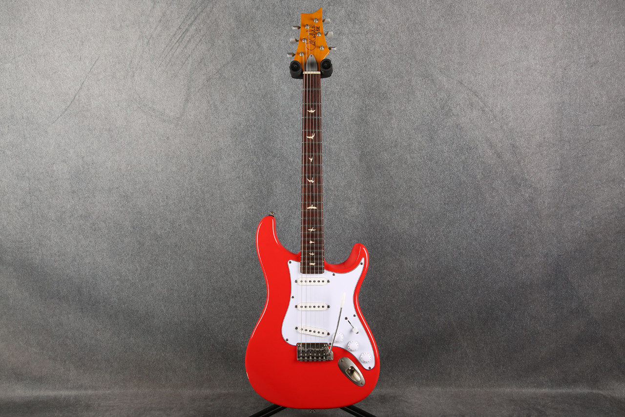 PRS SE Silver Sky Aged Hardware Refinished Fiesta Red Nitro 2nd