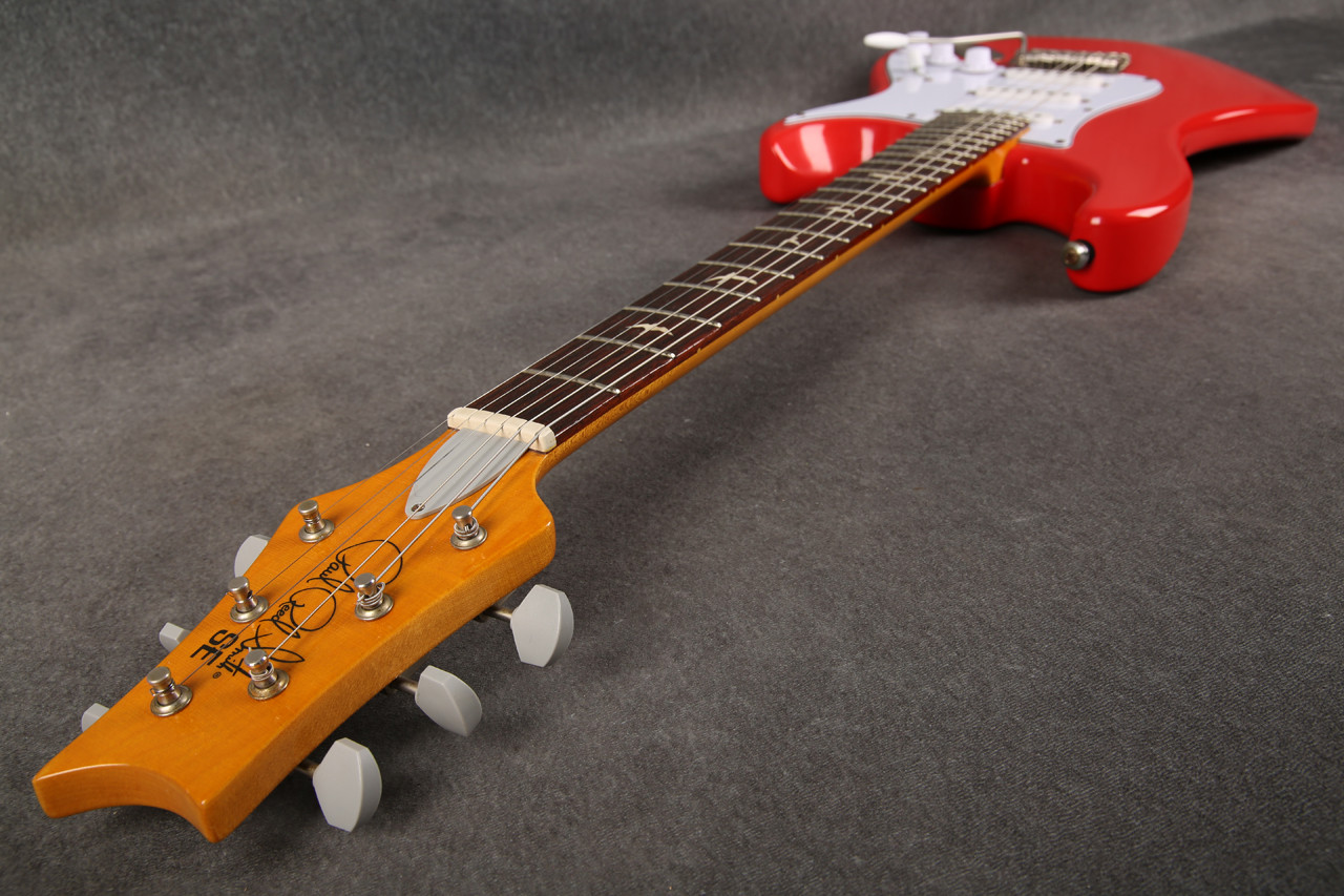 PRS SE Silver Sky Aged Hardware Refinished Fiesta Red Nitro 2nd