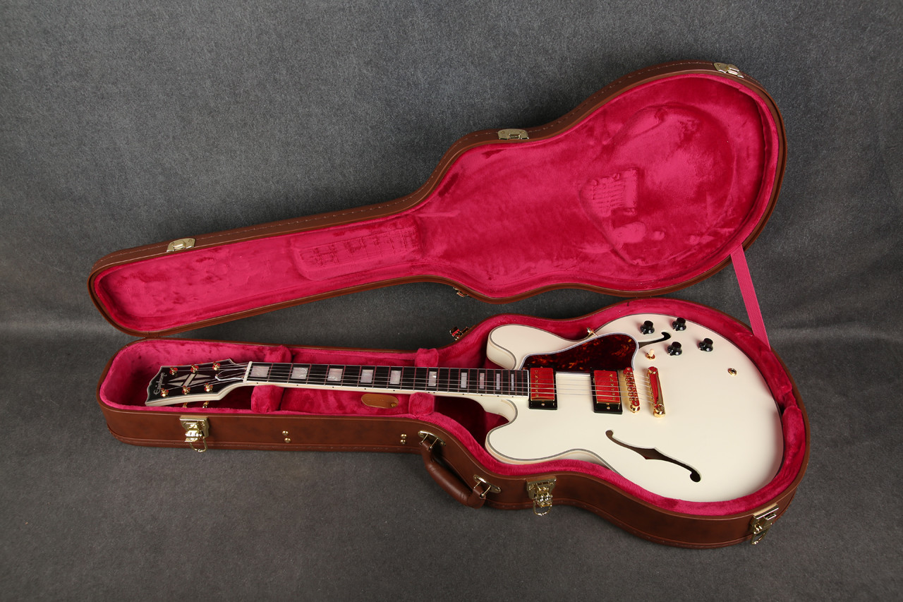 Epiphone by Gibson Custom ES-355　美品 Epiphone Inspired by Gibson Custom 1959 ES-355 Classic White