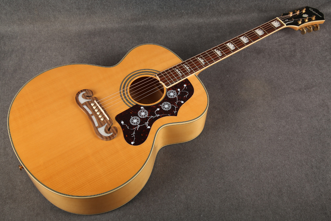 Epiphone EJ-200/N Jumbo Acoustic Natural 2nd Hand | Rich Tone Music