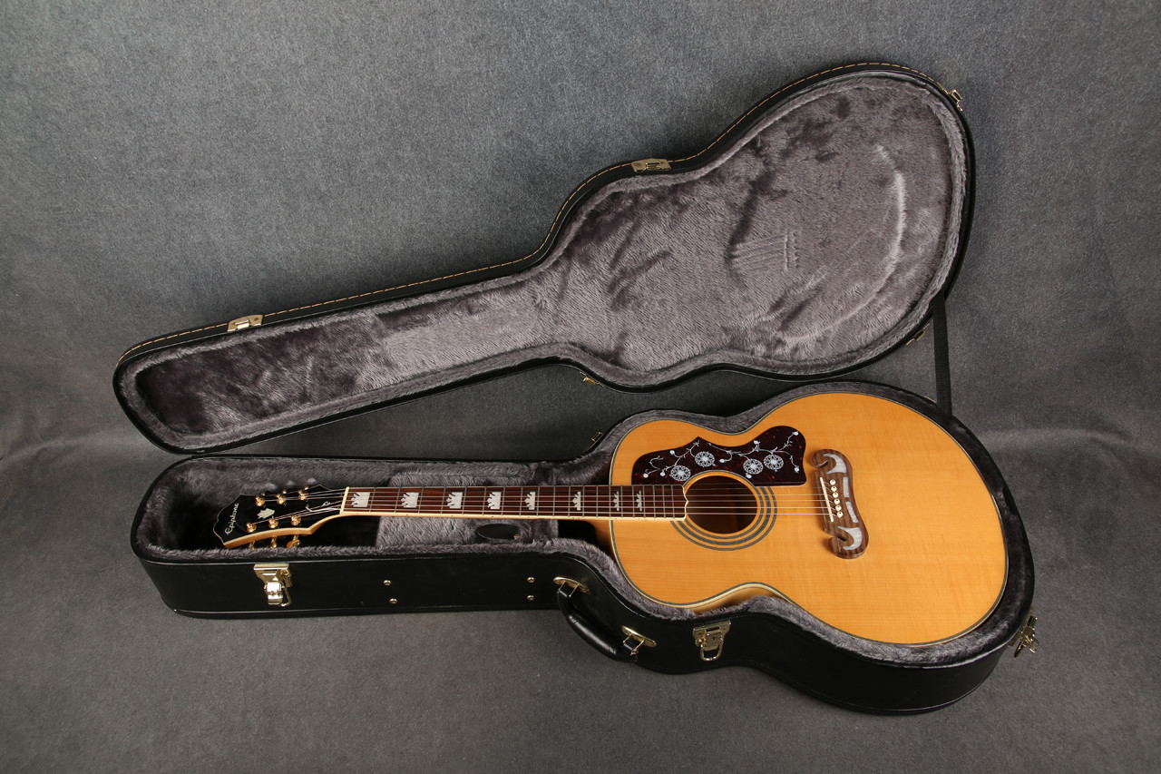 Epiphone EJ-200/N Jumbo Acoustic Natural 2nd Hand | Rich Tone Music