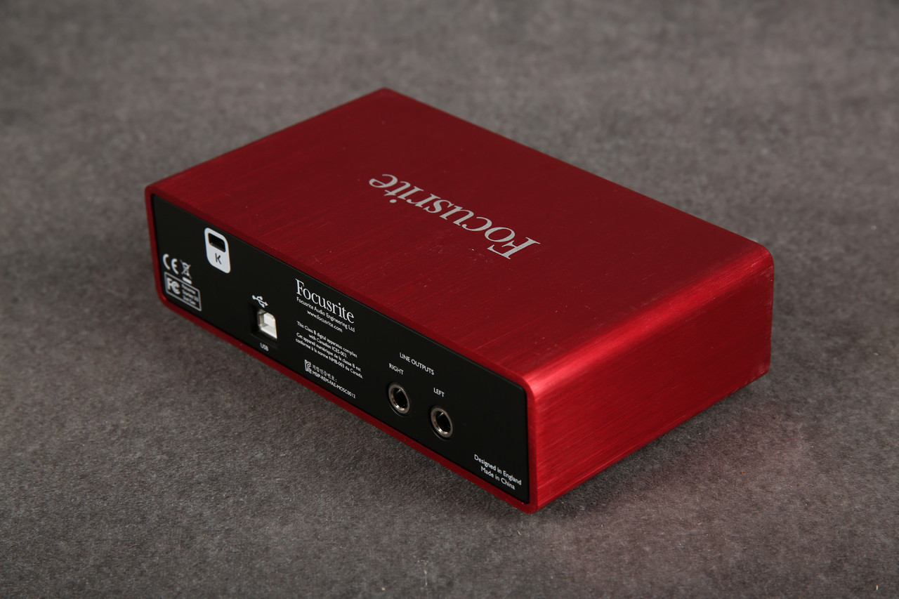 Focusrite Scarlett 2i2 2nd Gen 2nd Hand | Rich Tone Music