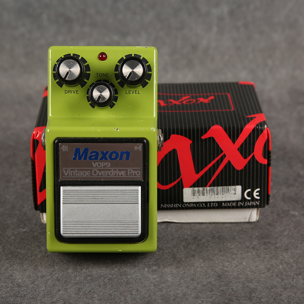 Maxon VOP9 Vintage Overdrive Pro Pedal 2nd Hand | Rich Tone Maxon VOP9 Vintage Overdrive Pro Pedal 2nd Hand | Rich Tone