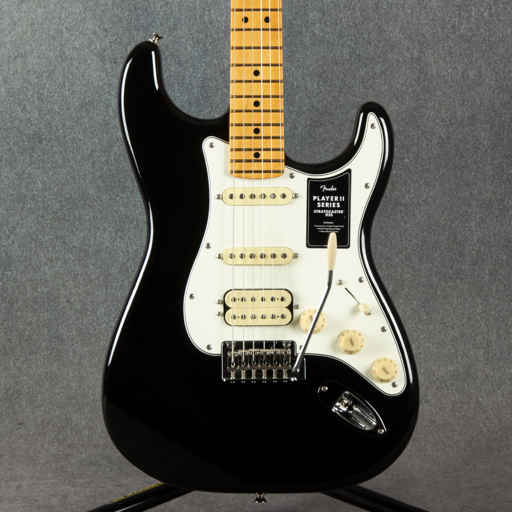 Fender Player II Stratocaster HSS Black (1167584) Ex Demo | Rich