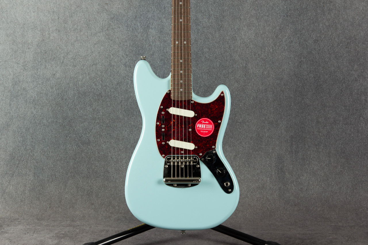 Squier Classic Vibe 60s Mustang Sonic Blue Ex Demo | Rich Tone Music