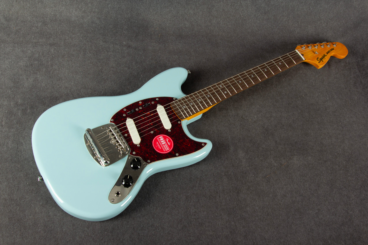 Squier Classic Vibe 60s Mustang Sonic Blue Ex Demo | Rich Tone Music