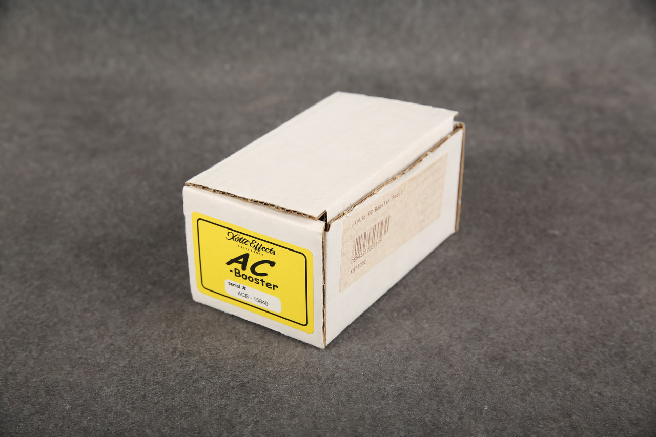 Xotic Effects AC Booster（シリアル：ACB-14139） Xotic Effects AC Booster（シリアル：ACB-14139） Xotic AC