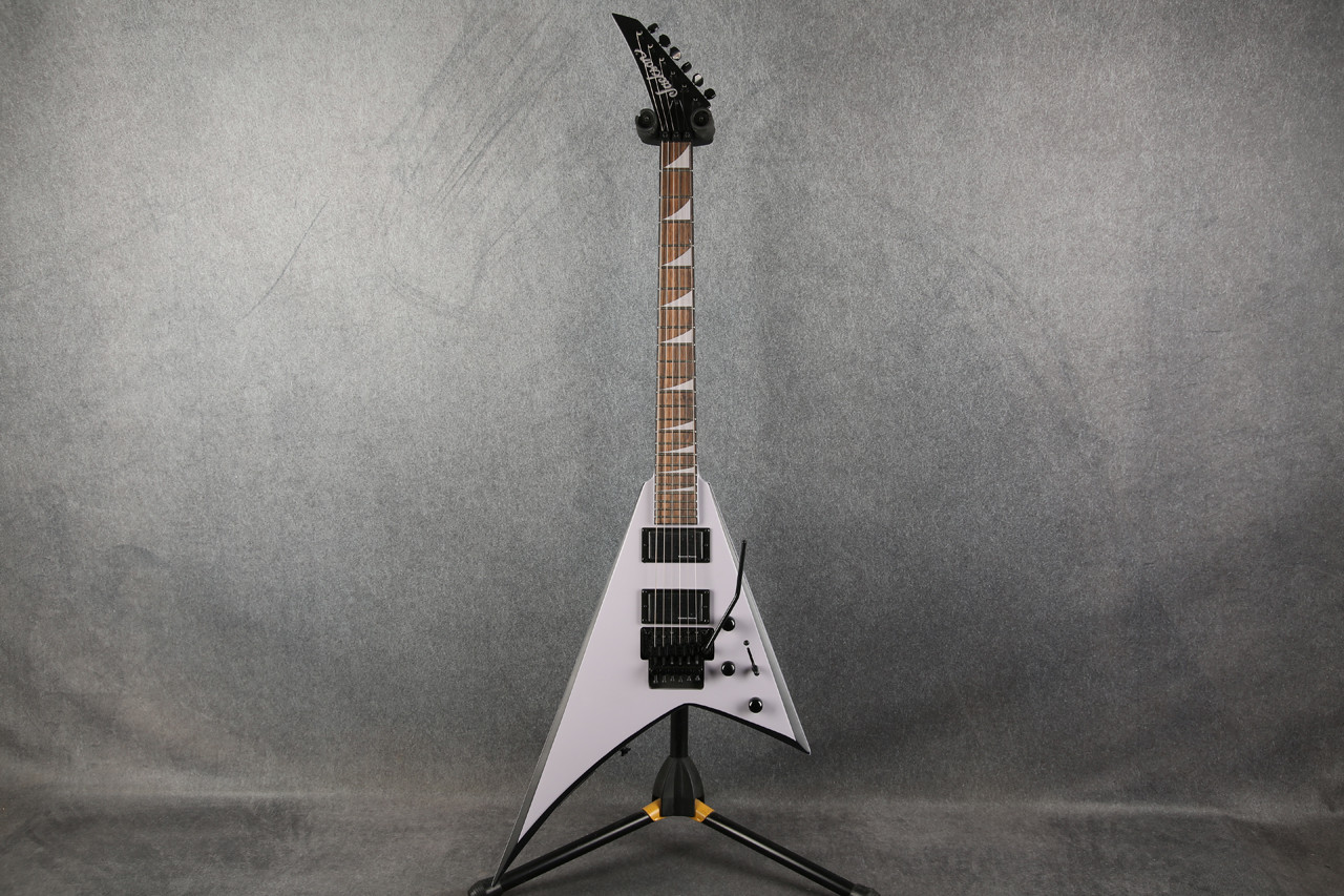 Jackson X Series Rhoads RRX24 Battleship Grey-Black Bevels Ex Demo