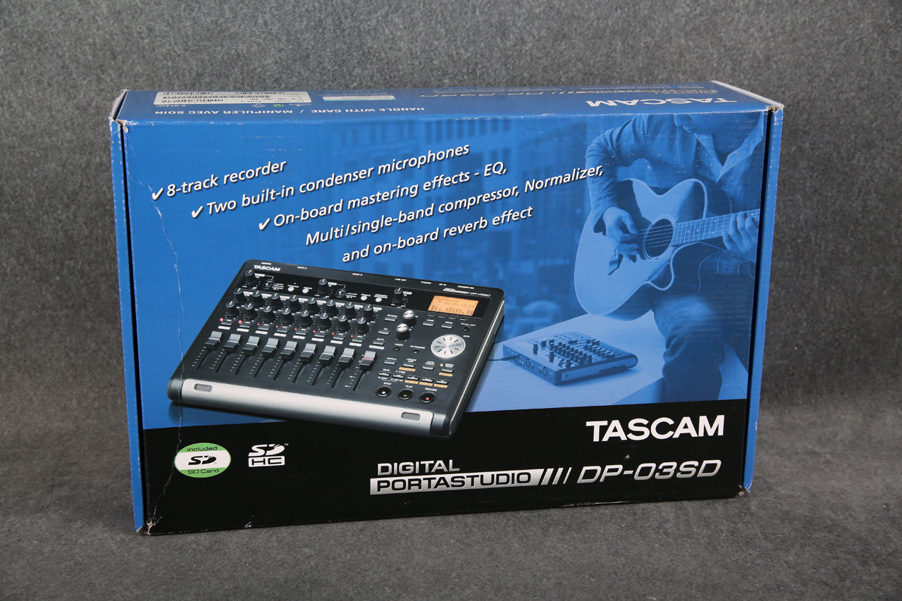 Tascam DP-03SD 8-Track Digital Portastudio 2nd Hand | Rich Tone Music