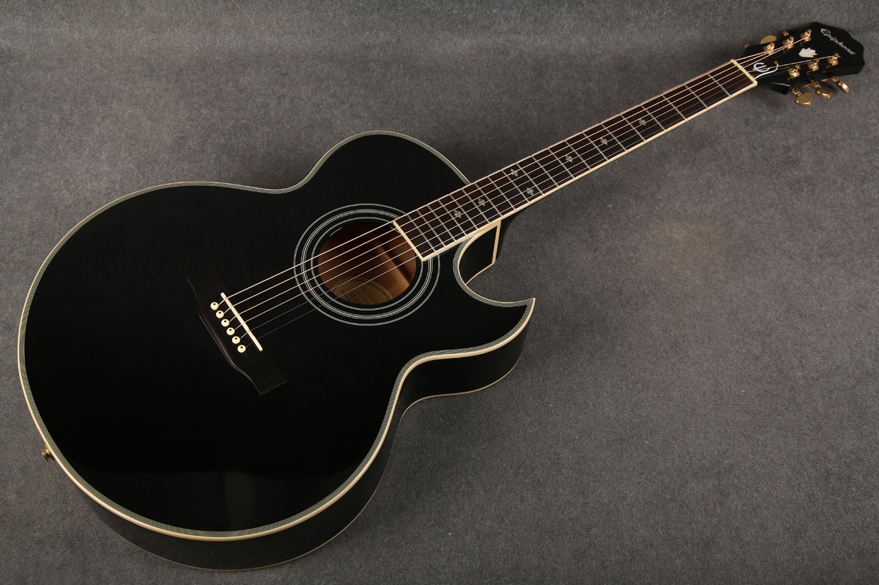 Epiphone PR-5E Electro Acoustic Ebony 2nd Hand | Rich Tone Music
