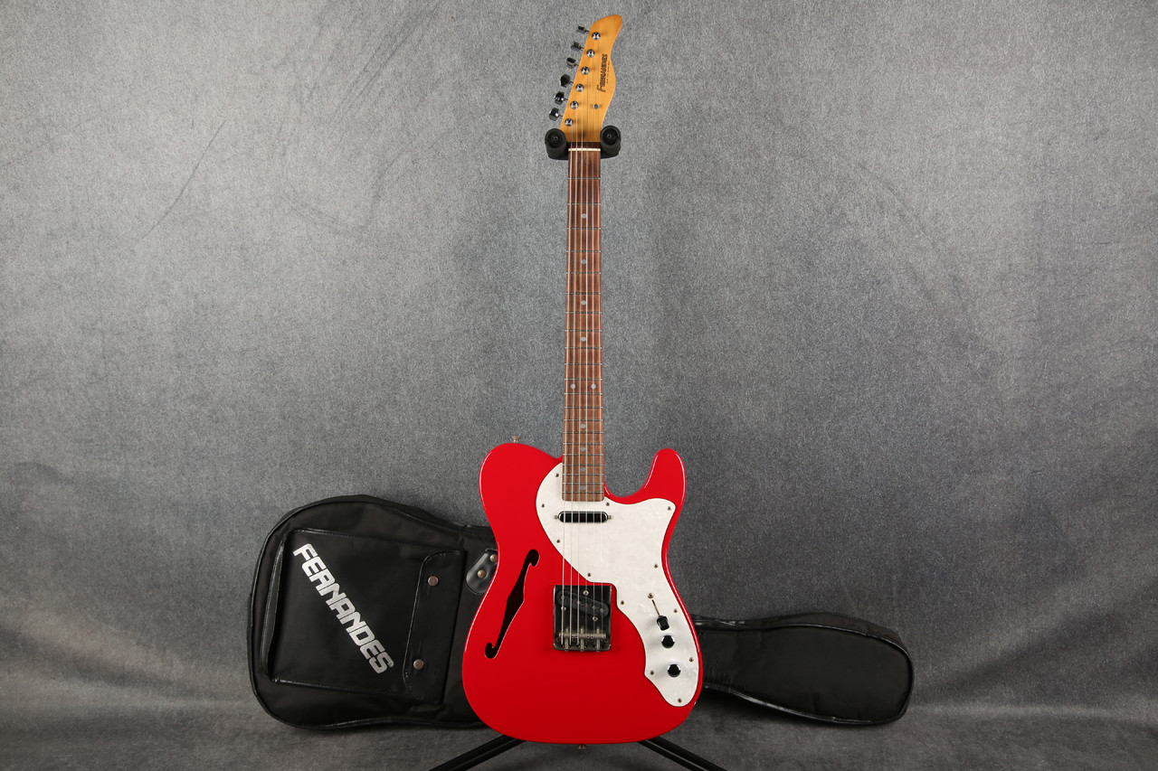 Fernandes TE-3 T-Type Thinline Made in Japan Red 2nd Hand | Rich